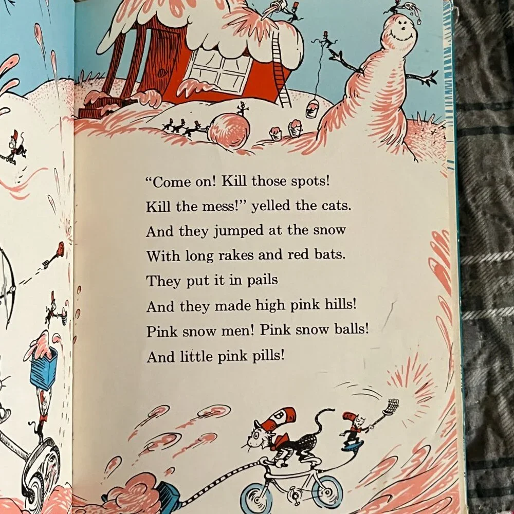 DR SEUSS The Cat In The Hat Comes Back Childrens‎ Book Hardcover Vintage